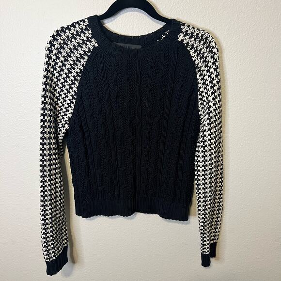 Jason Wu Sweaters - Miss Wu Jason Wu Black and White Knit Sweater Size S